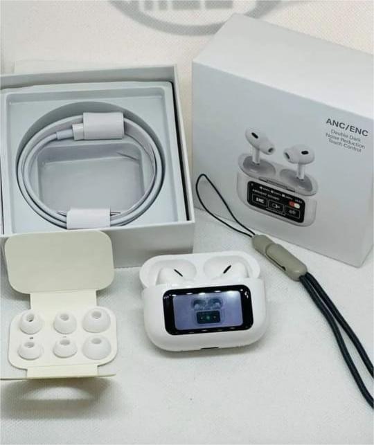 A9 Pro Wireless Bluetooth Earbuds with ANC & Smart Touch Screen