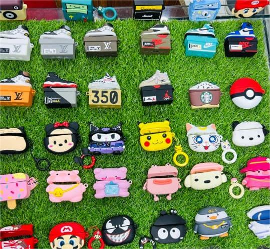 3D Cartoon Silicone Case for Earbuds